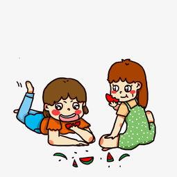 吃瓜群众的卡通图片,趣味解读社会热点现象